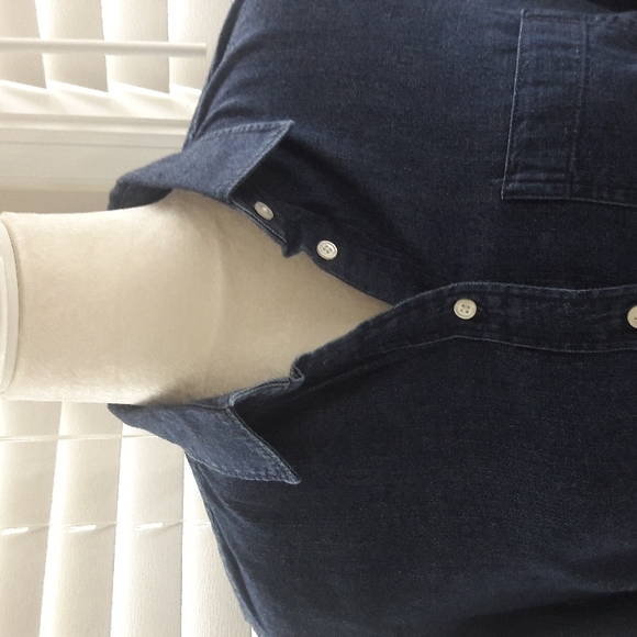 J. Crew denim button front shirt - Picture 2 of 11